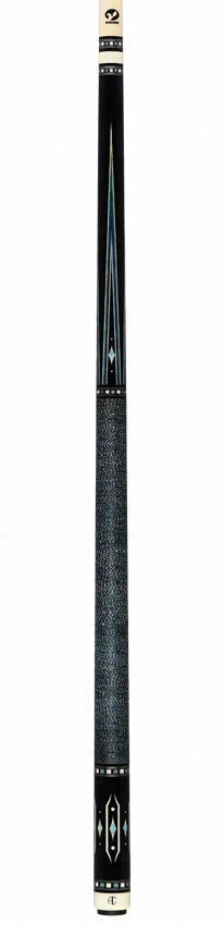 Ariel Carmeli by Viking Diamond Series Blue Diamond Pool Cue with Vikore Shaft - SG-AC-BD
