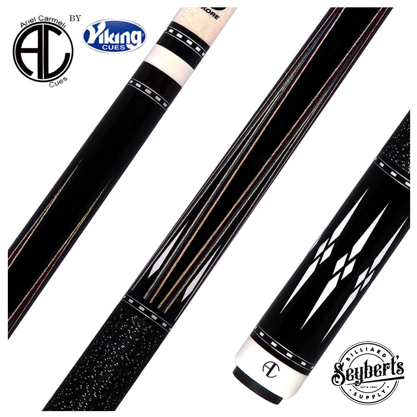 Ariel Carmeli by Viking Diamond Series Silver Diamond Pool Cue