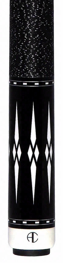 Ariel Carmeli by Viking Diamond Series Silver Diamond Pool Cue with Vikore Shaft - SG-AC-SD