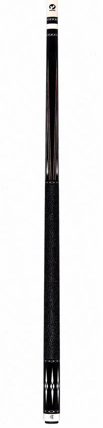 Ariel Carmeli by Viking Diamond Series Silver Diamond Pool Cue with Vikore Shaft - SG-AC-SD