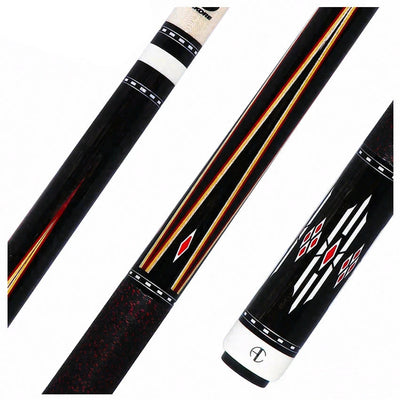 Ariel Carmeli by Viking Diamond Series Red Diamond Pool Cue with Vikore Shaft - SG-AC-RD