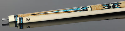 Viking Limited Edition Two-Feather Highly Figured Birdseye Maple Pool Cue - New Design