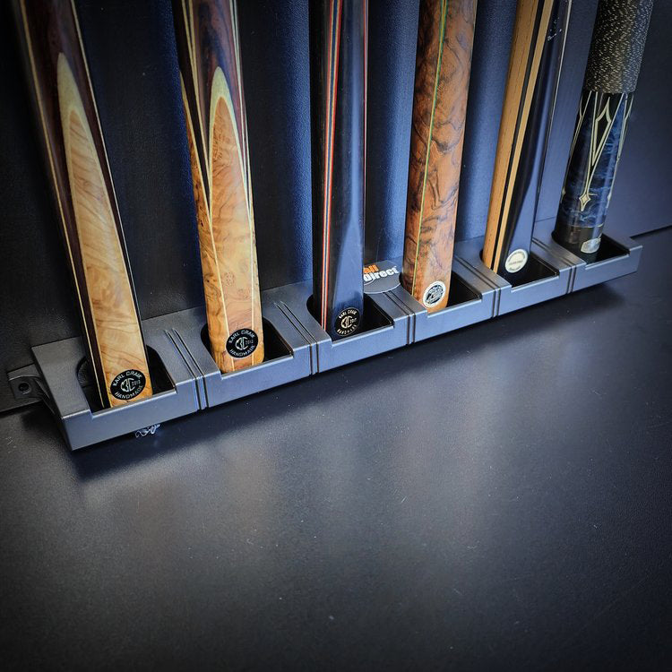 8 Ball Direct Safe Grip Cue Rack - 6 Cues