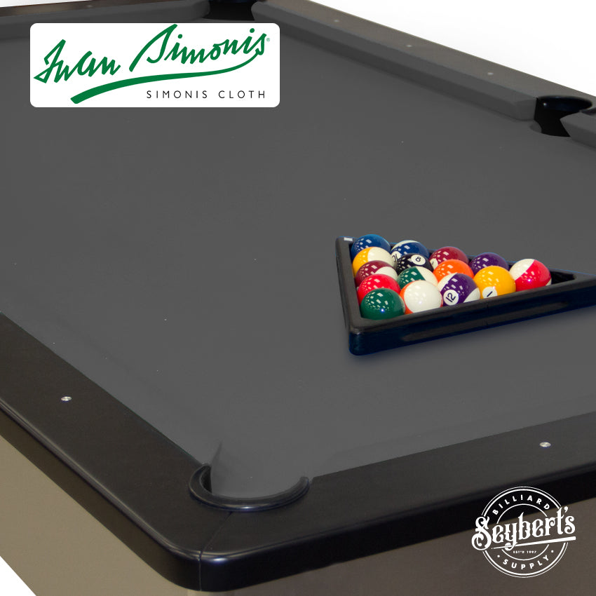 Shark Gray 860 Simonis Cloth - Seybert's Billiards Supply