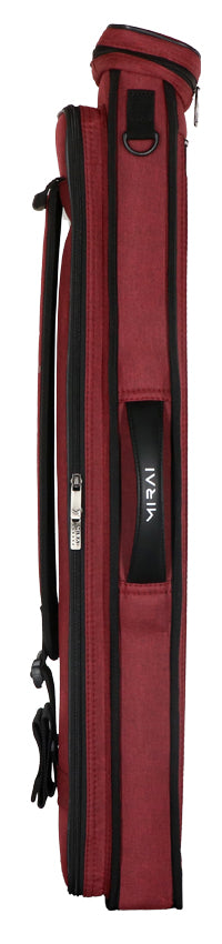Mirai 3x5 Burgundy Hybrid Soft Pool Cue Case