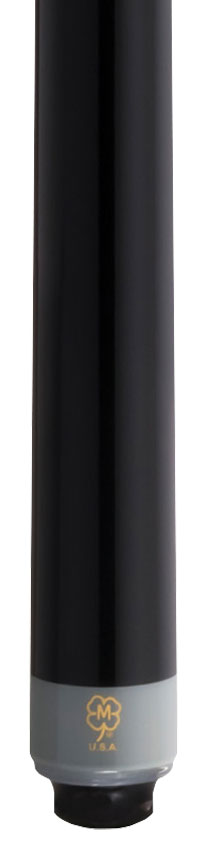 McDermott Select Series Black Painted Maple No Wrap Pool Cue with Defy Carbon Fiber Shaft