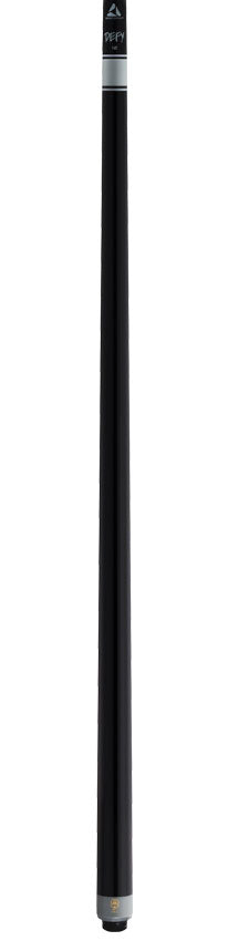 McDermott Select Series Black Painted Maple No Wrap Pool Cue with Defy Carbon Fiber Shaft