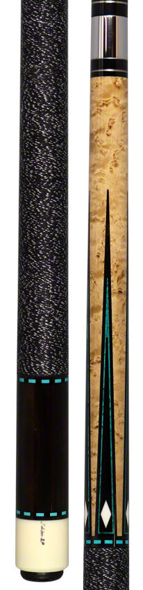 SP1801 Schon SP Turquoise Cue- Dark Stained