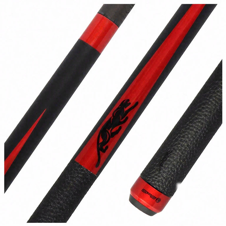 Predator SP2 Matte Black Forearm with Red Points Limited Pool Cue - SP2RED1