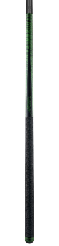 Predator SP2 Green Stained Maple Forearm with Matte Black Points Pool Cue