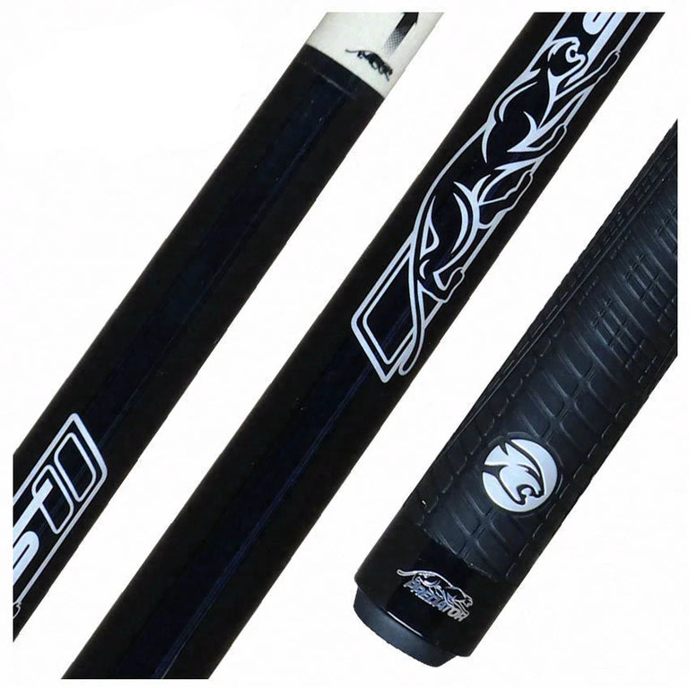 Predator Sport Shorty / Junior Black Sport Wrap Pool Cue - SPOJUNBLASW