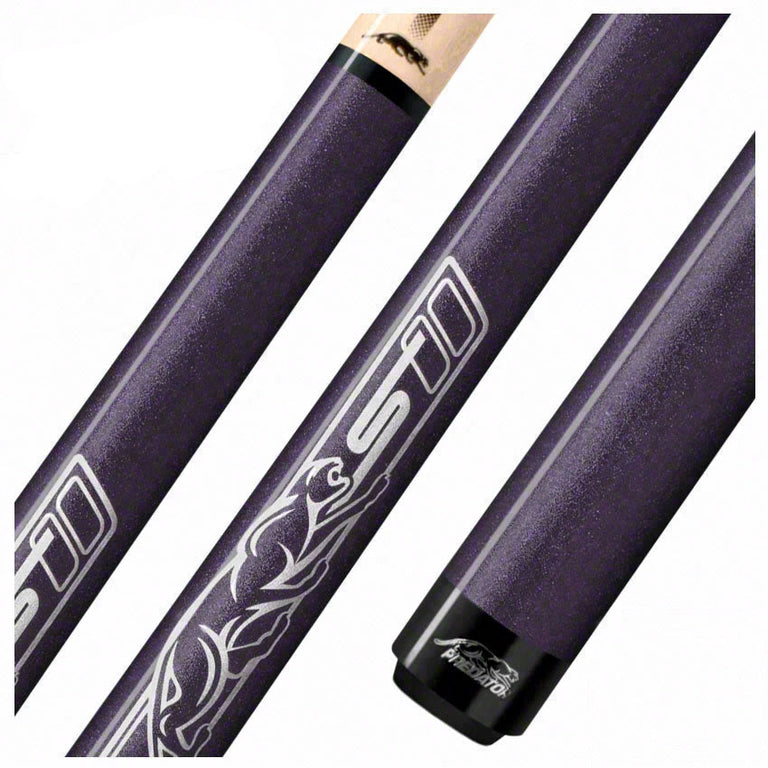 Predator Sport Shorty / Junior Purple No-Wrap Pool Cue - SPOJUNPURNW