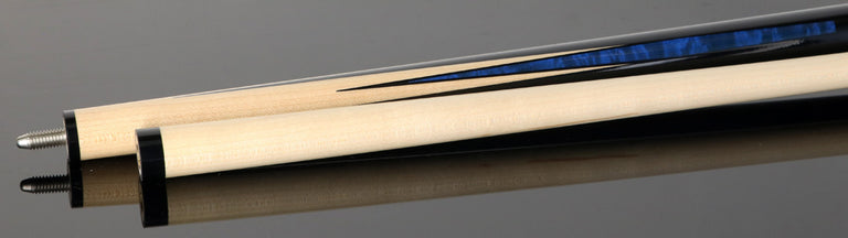 Players Sneaky Pete Series Birdseye 8 Point Black and Cobalt Play Cue - SPSP20