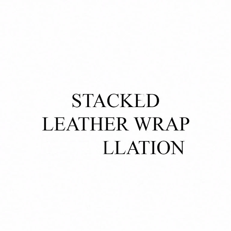 Stack Leather Wraps - Installation of Leather Wrap