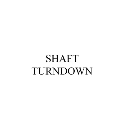 XX | Turn Down | Shaft Diameters