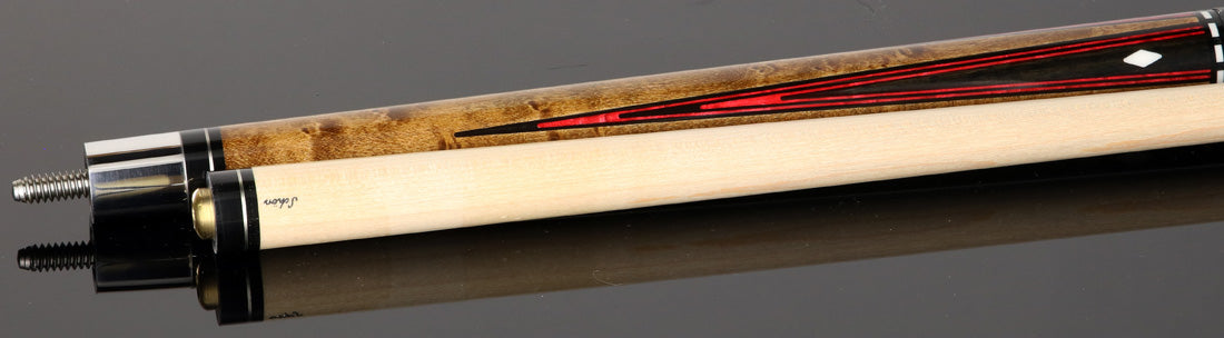 Schon Pool Cue STL10 - Ebony Cue - Seybert's Billiards Supply