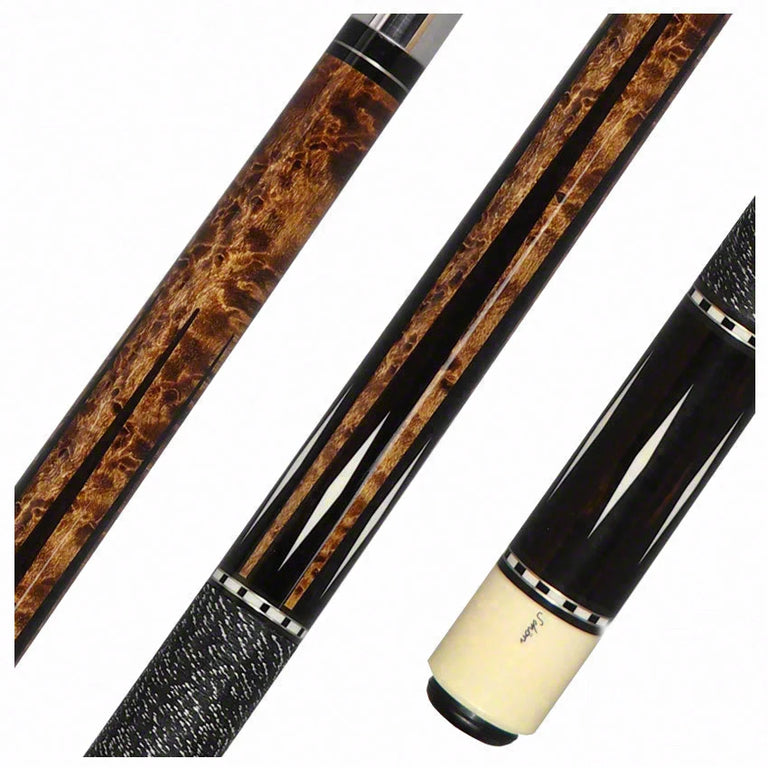 Schon STL Series Pool Cue - Dark Stain - STL13DS