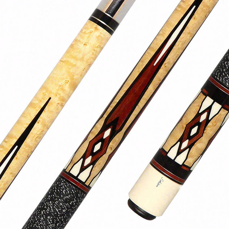 Schon STL Series Light Stain Pool Cue - STL18LS