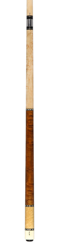 Schon STL1 Dark Stained Birdseye Maple Pool Cue - STL1SPBEDS