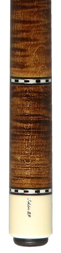 Schon STL1 Dark Stained Curly Maple Pool Cue - STL1SPCURDS2