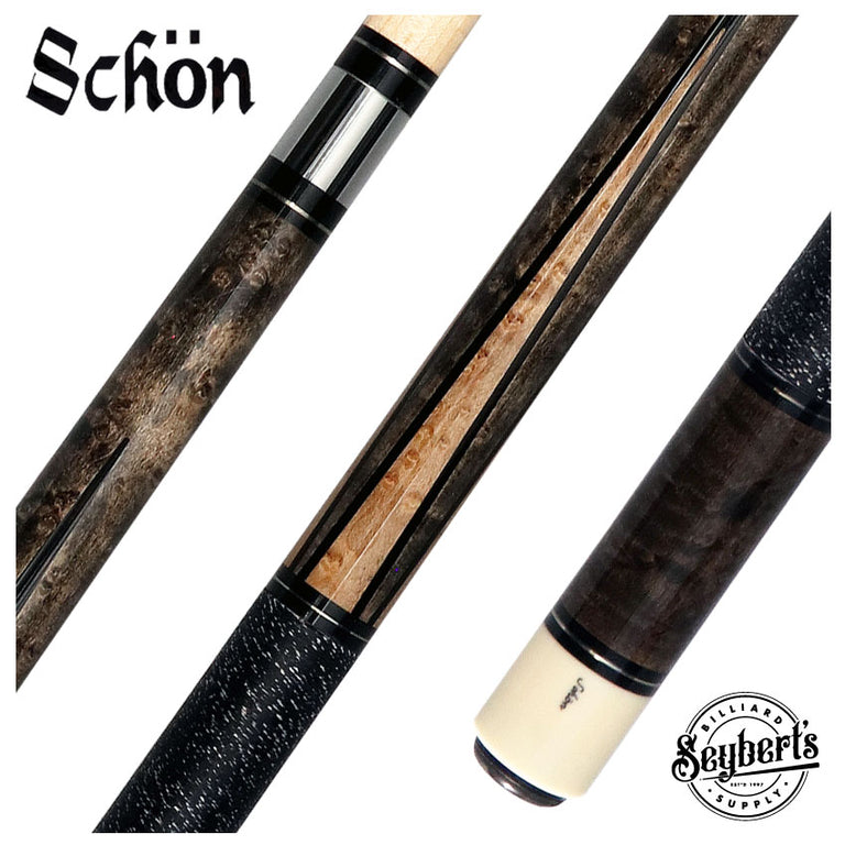 Schon STL Series Gray Pool Cue - STL3GRYMIX