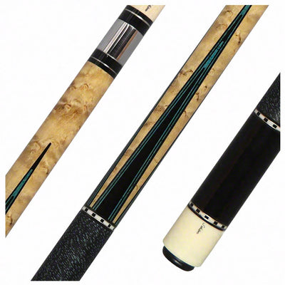 Schon STL Series Teal Points Pool Cue - STL5T