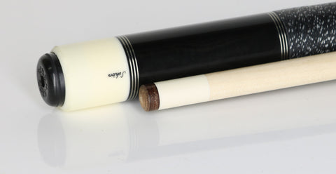 Schon Custom Cues - Schon STL6 Ebony Pool Cue - Seybert's Billiards Supply