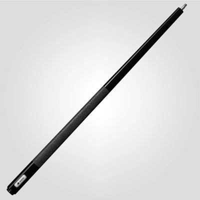 Rhino Luminax Series Jet Black Pool Cue with Sport Wrap - RCLUMSWBK125
