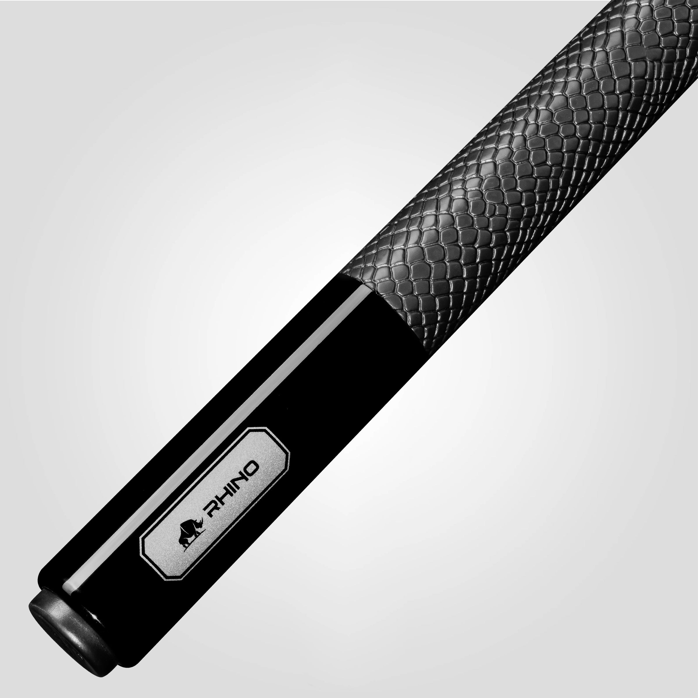 Rhino Luminax Series Jet Black Pool Cue with Sport Wrap