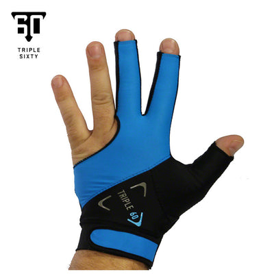 Triple 60 Blue Pool Cue Glove