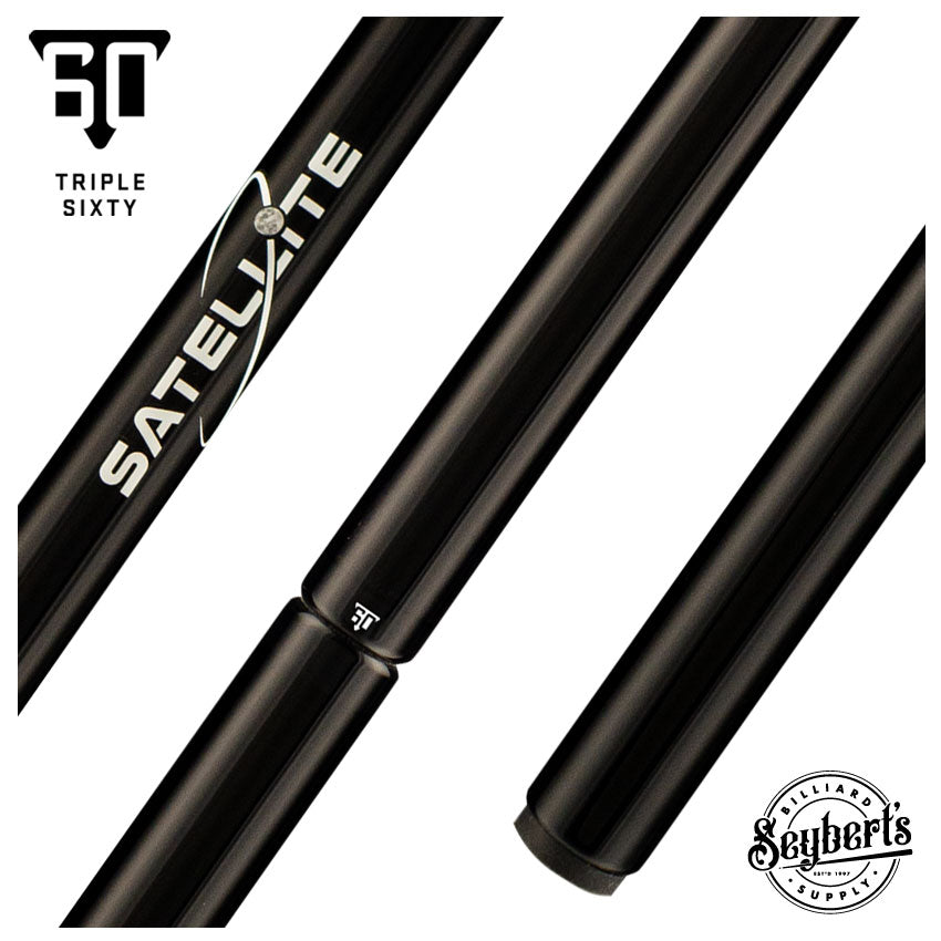 Triple 60 Satellite Carbon Fiber No Wrap Jump Cue - T60JCSATNW8