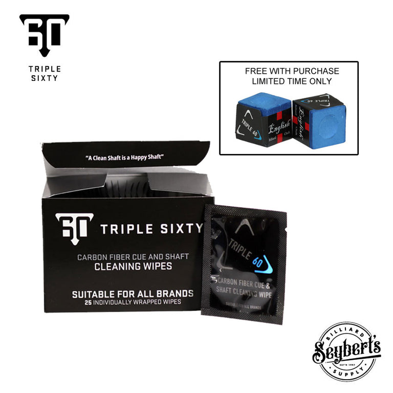 Triple 60 Carbon Shaft Cleaning Wipes