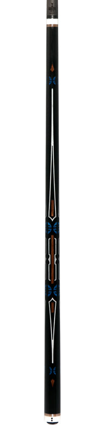 Becue Psyche 2 Carbon Fiber Play Cue with Walnut and Pearl White Inlays