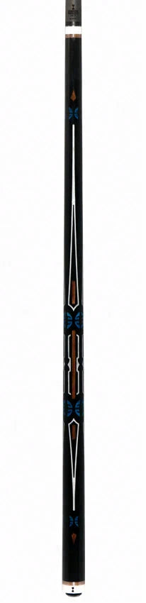 Becue Psyche 2 Carbon Fiber Play Cue with Walnut and Pearl White Inlays