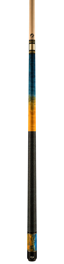 Viking TW0116 Twilight Series Play Cue - Ocean Blue & Yellow Sunflower Stain with Ocean Glow Premium Pearl