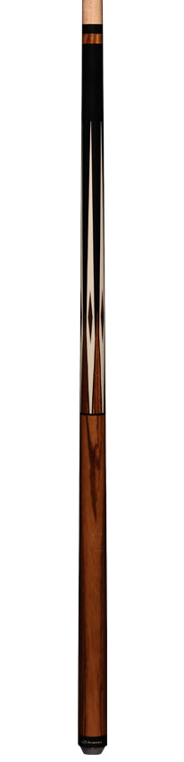 Players Sneaky Pete Black with Zebrawood Graphic Series Play Cue - SPSP31