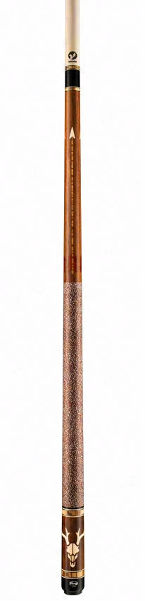 Viking Defender Series East Indian Rosewood with Birdseye Maple and Crosscut Zebrawood Inlays Play Cue - DF0600