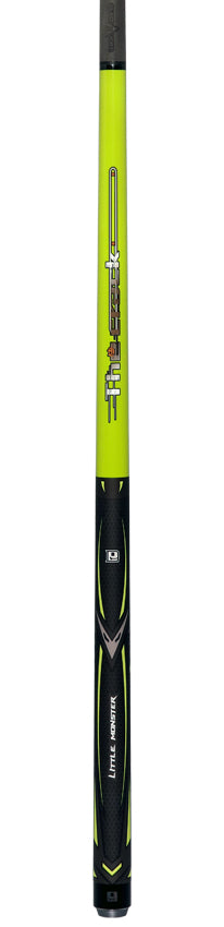 Little Monster Classic Green Impact 56 inch Short Break Cue with Carbon Fiber Shaft