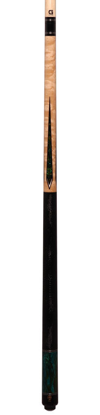 McDermott G Series Birdseye Maple with Alpha Quartz Gold Pearl Points Pool Cue - G434