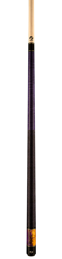 Viking BE0106 Bedlam Series Play Cue - Purple-Stained Maple with Purple Haze Pearl