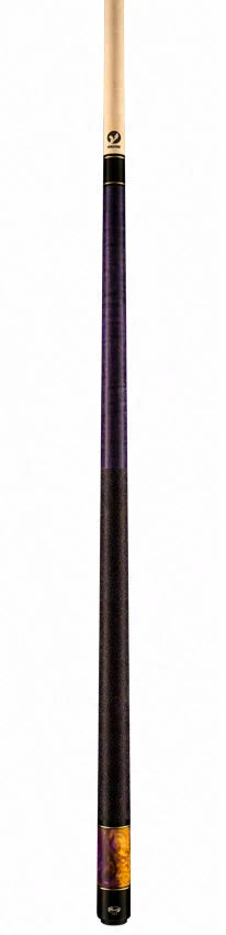 Viking Bedlam Series Play Cue - Purple-Stained Maple with Purple Haze Pearl - BE0106