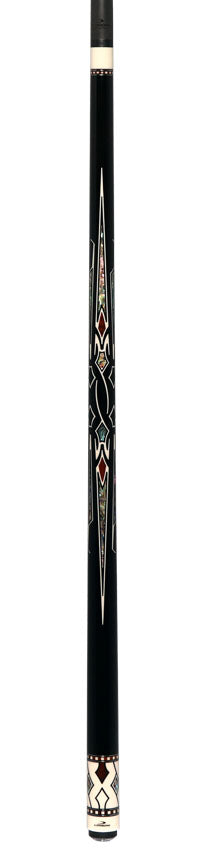 Longoni Limited Nirvana 3 Ural No Wrap Pool Cue with Luna Nera American Pure Graphite Shaft