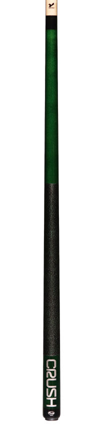 Viking Crush Emerald-Stained Break Cue with Emerald-Stained Punch Butt and 1 VCrush Shaft - CRUSHPUNCHC-DIS