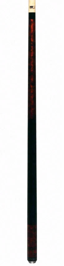 K2 Matte Copper Smoke Graphic No Wrap Pool Cue with 12.5mm LD Shaft