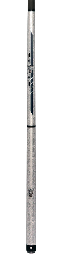 Little Monster Silver Egg Textured No Wrap Break/Jump Cue with Carbon Fiber Shaft