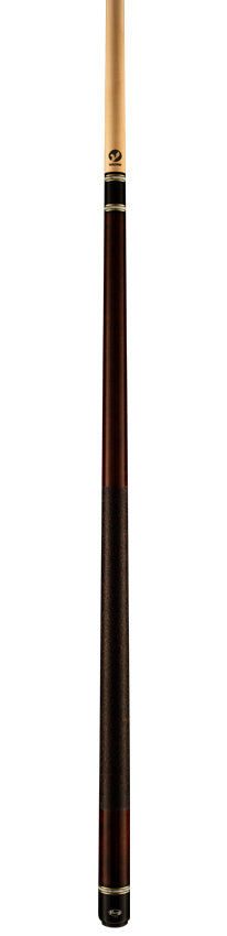 Viking ST0405 Storm Series Play Cue - Coffee-Stained Maple with Black and Brown Irish Linen Wrap