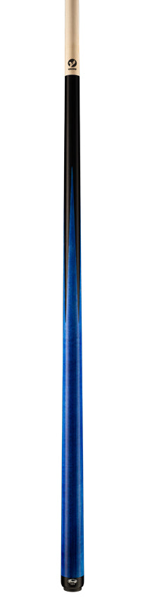 Viking MT0117 Motore Series Play Cue - Midnight Black with 4 Blue Inlaid Points