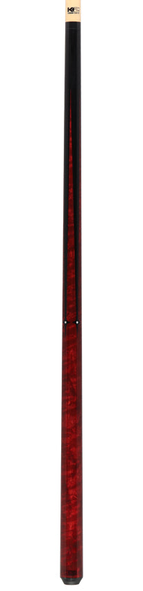 K2 Red Sneaky Pete Radial Pool Cue with 12.5mm Shaft - KLSPRD