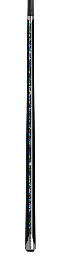 Predator P3 Galaxy Metallic Black with Galaxy Stripes No Wrap Pool Cue - Uni-loc