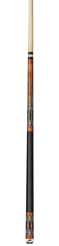 Dufferin Curly Maple and Green Malachite Play Cue - D-SE20